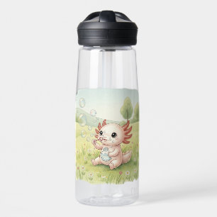 Baby-Axolotl bläst Seifenblasen Trinkflasche
