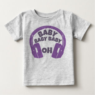 Baby-Baby-Baby-oh Kopfhörer-T - Shirt