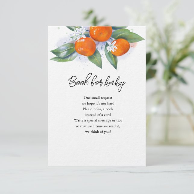 BABY Baby Dusche: BEICHEN mit BABY Card Begleitkarte (Stehend Vorderseite)