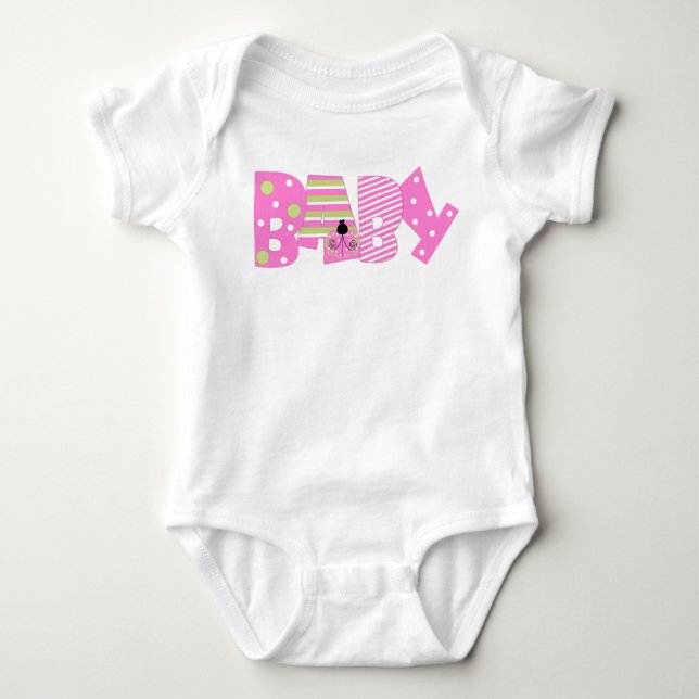 Baby-Baby Jersey Bodysuit Baby Strampler (Vorderseite)