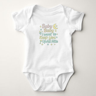 Baby Baby Keep You Up All Nite Pastel Nursery Quot Strampler