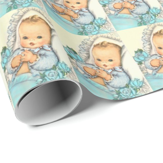 Baby, BABYPARTY-Geschenkverpackungspapier Geschenkpapier (Rolleneckpunkt)