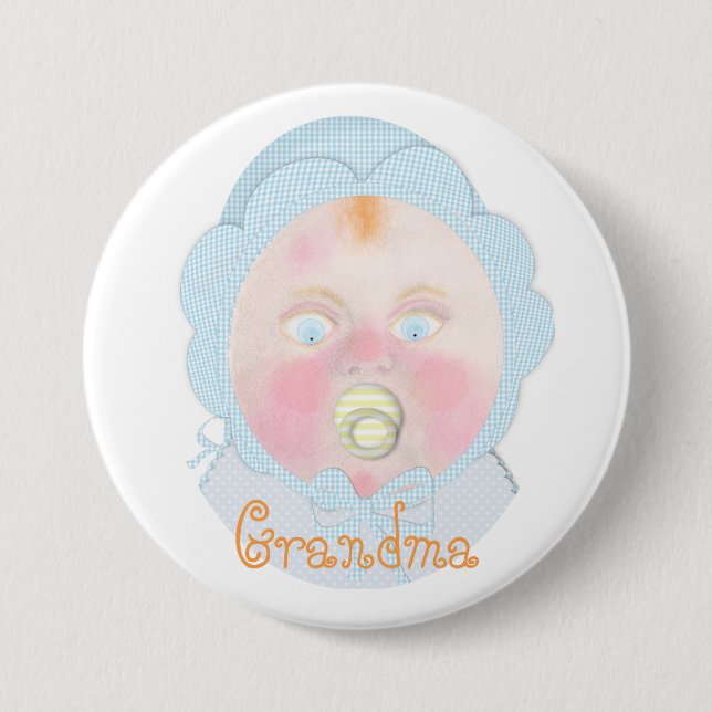 Baby-Babypartyknopf durch BabyLaia. Button (Vorderseite)