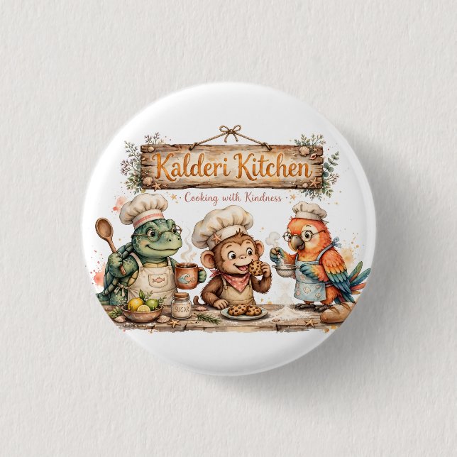 Baby Backen Freunde Button (Vorderseite)