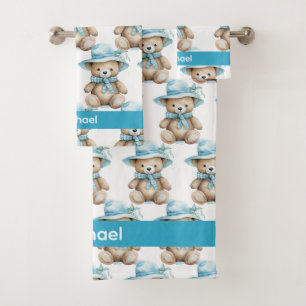 Baby-Badehandtuch-Set für Jungen & Kleinkinder I Badhandtuch Set