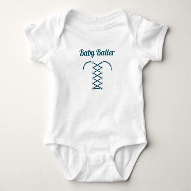 Baby Baller Bodysuit Tshirt (Vorderseite)