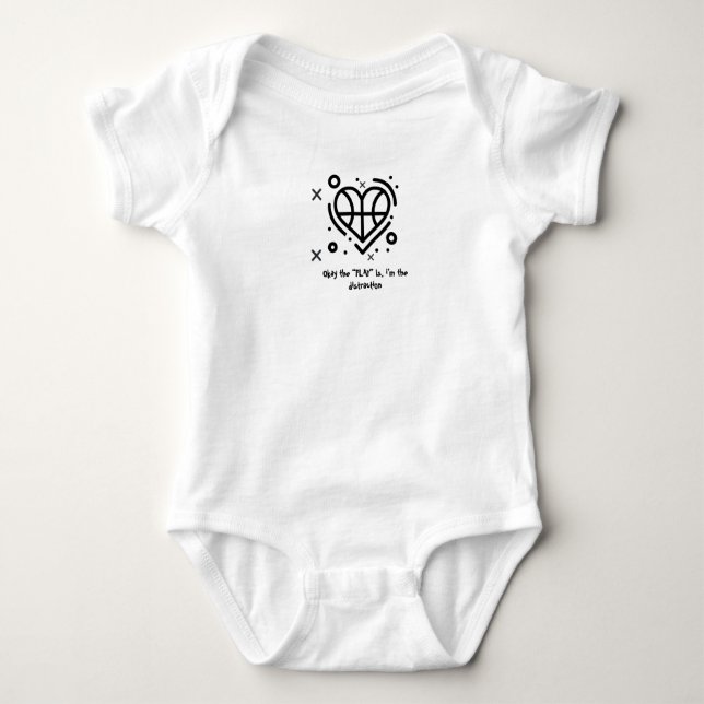 Baby Baller Bodysuit Tshirt (Vorderseite)