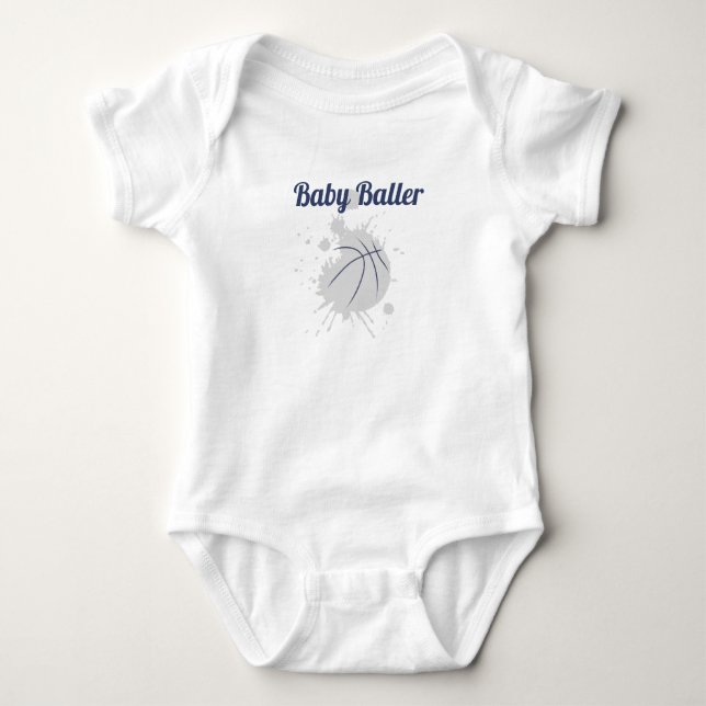 Baby Baller Bodysuit Tshirt (Vorderseite)