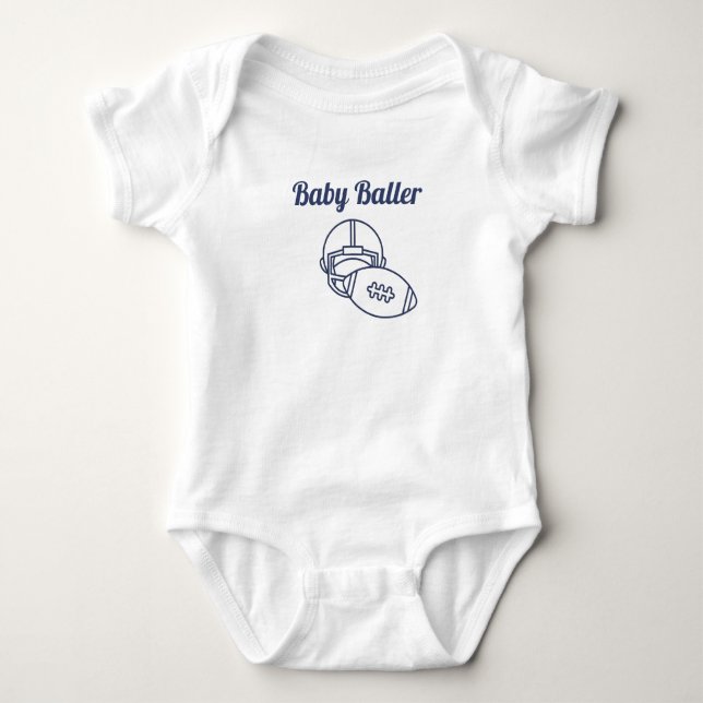 Baby Baller Bodysuit Tshirt (Vorderseite)