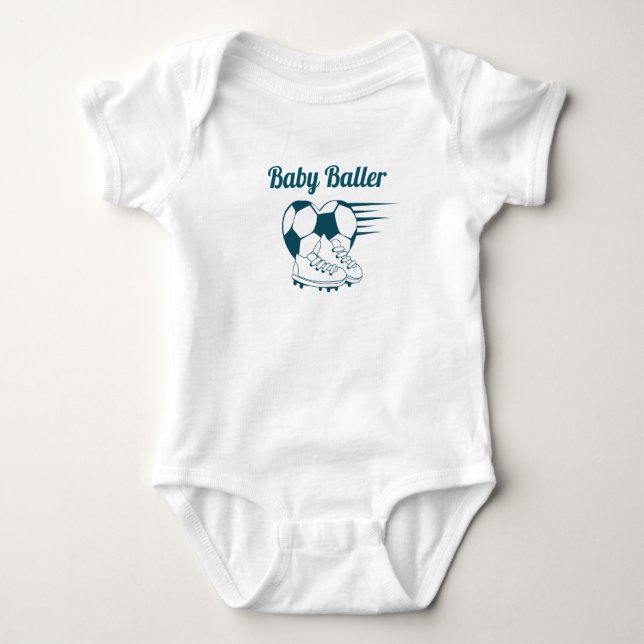 Baby Baller Bodysuit Tshirt (Vorderseite)