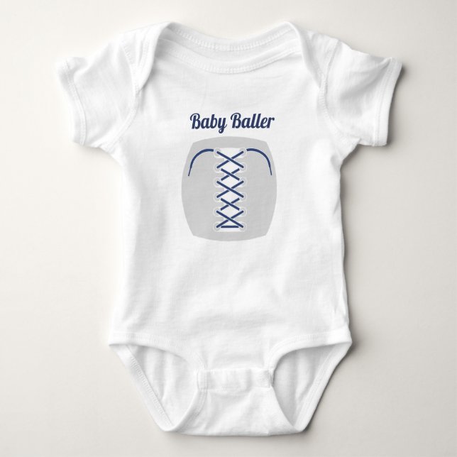 Baby Baller Bodysuit Tshirt (Vorderseite)