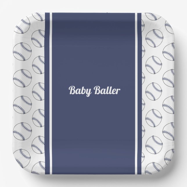 Baby-Baller-Papierplatte Pappteller (Vorderseite)