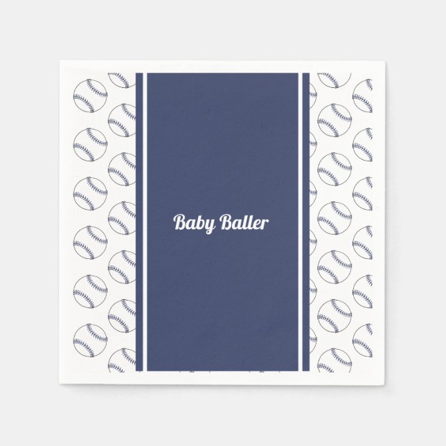Baby Baller Papierserviette (Vorderseite)