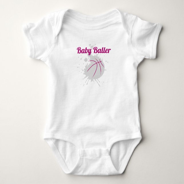 Baby Baller rosa Tshirt (Vorderseite)