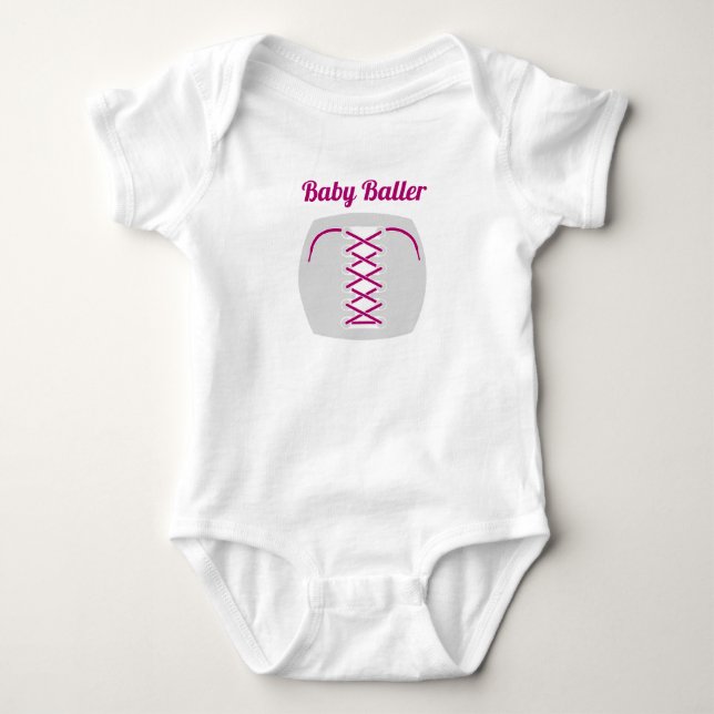 Baby Baller rosa Tshirt (Vorderseite)