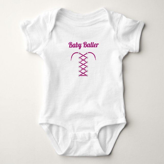 Baby Baller rosa Tshirt (Vorderseite)
