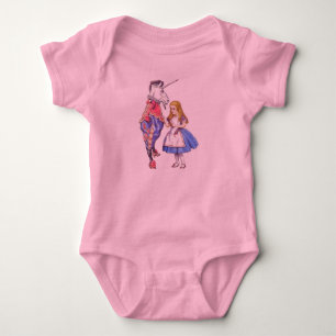 Baby-Ballettröckchenbodysuit mit Alice- u. Baby Strampler
