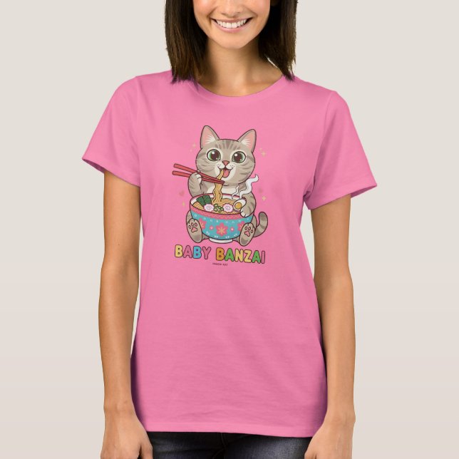 Baby Banzai Kat T-Shirt (Vorderseite)