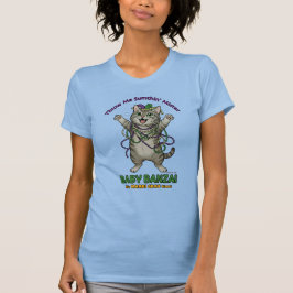 Baby Banzai Kat Throw Me Sumthin' Mardi Gras T-Shirt