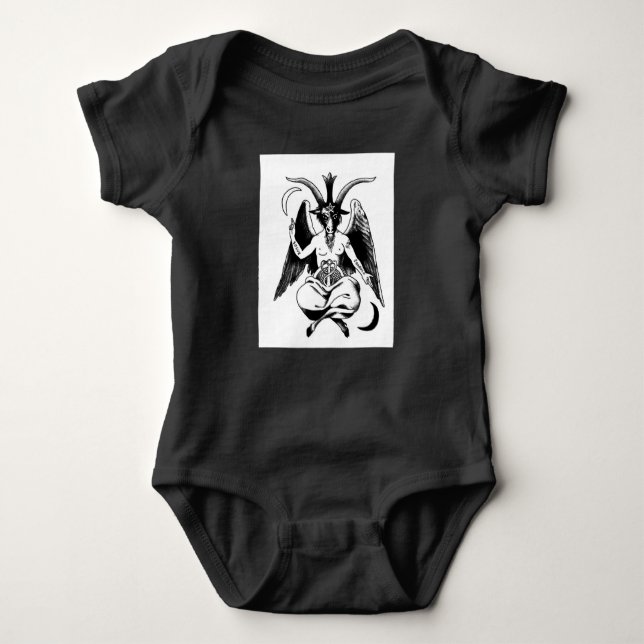 Baby Baphomet Strampler (Vorderseite)