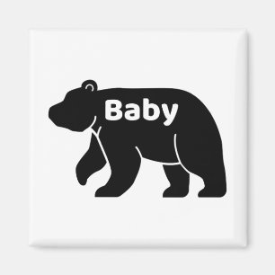 BABY Bär, Kind, Babydusche Geschenk Magnet