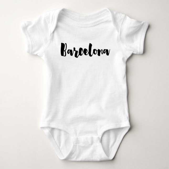 Baby Barcelona Baby Strampler (Vorderseite)