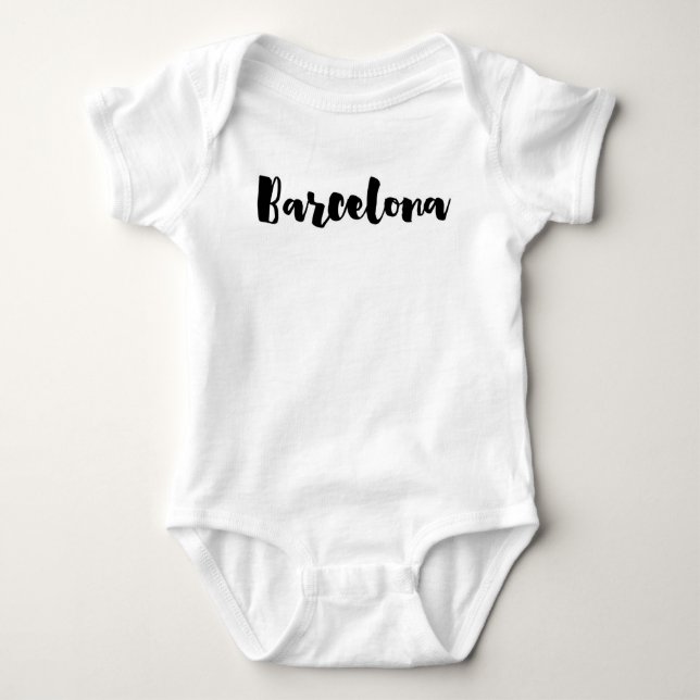 Baby Barcelona Strampler (Vorderseite)