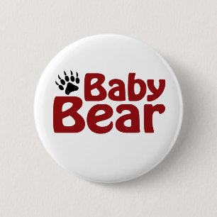 Baby-Bärentatze Button