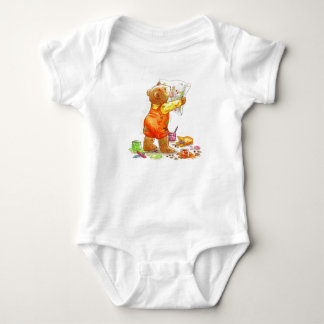 Baby-Bärn-Farbe Baby Strampler