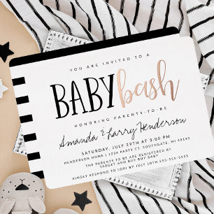 Baby Bash Paare-Baby-Shower Folieneinladung