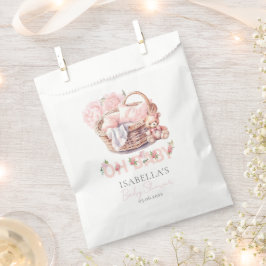 Baby Basket Floral Elegant Baby Shower Geschenktütchen