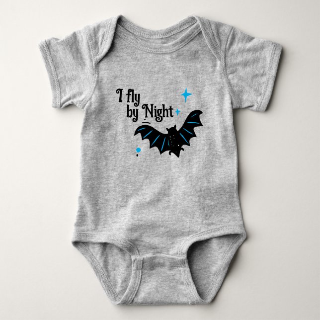Baby Bat Halloween Strampler (Vorderseite)