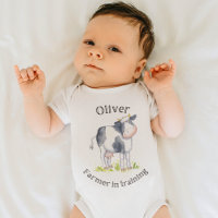 Baby Bauer Kuh Babywachsen