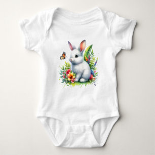 Baby-Bauernhof-Tier-Hase-Sublimations-Clipart-8818 Baby Strampler