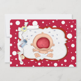 Baby Bawling Funny Neutral Baby Shower Einladung