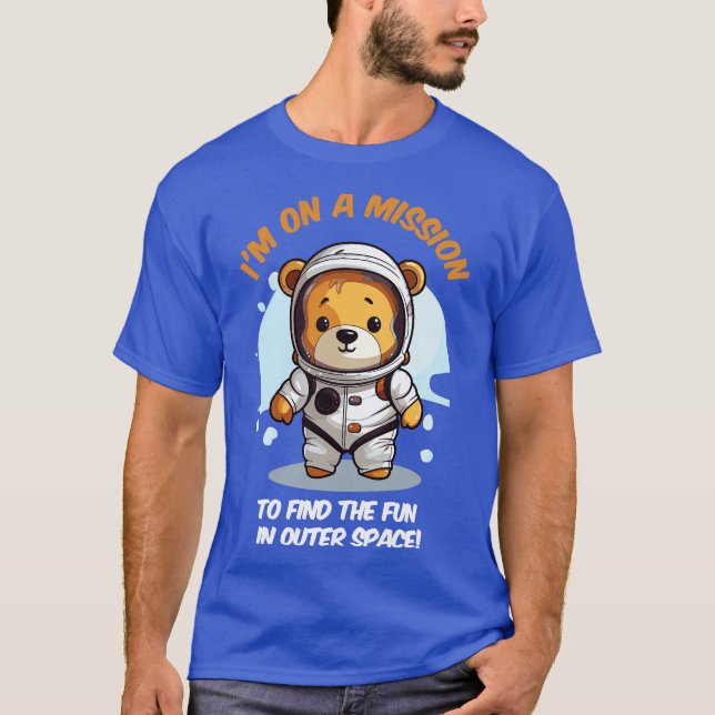 Baby Bear Astronaut T-Shirt (Vorderseite)