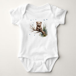 Baby Bear auf einem Baby Baby Bodysuit Strampler