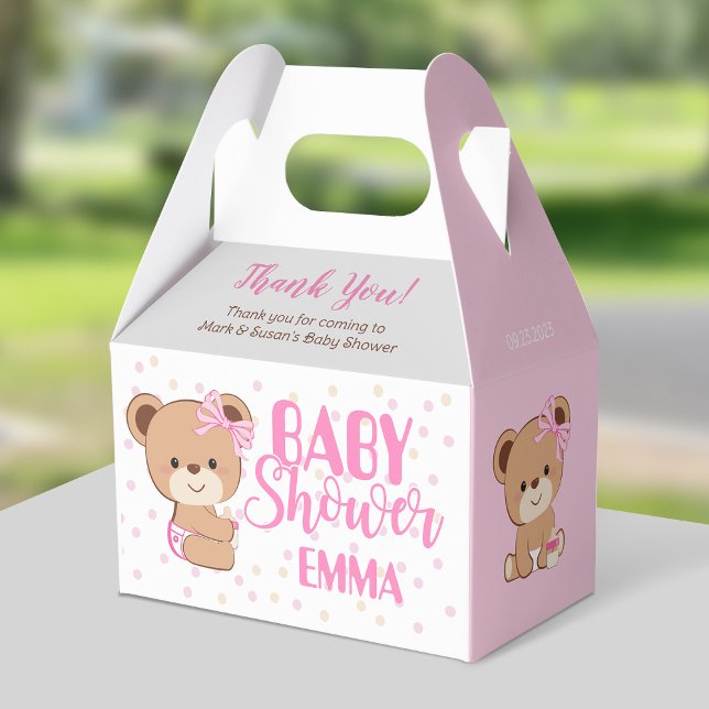 Baby Bear Baby Duschkabine - Mädchen Geschenkschachtel (Von Creator hochgeladen)