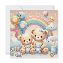 Baby Bear Baby Shower Einladung