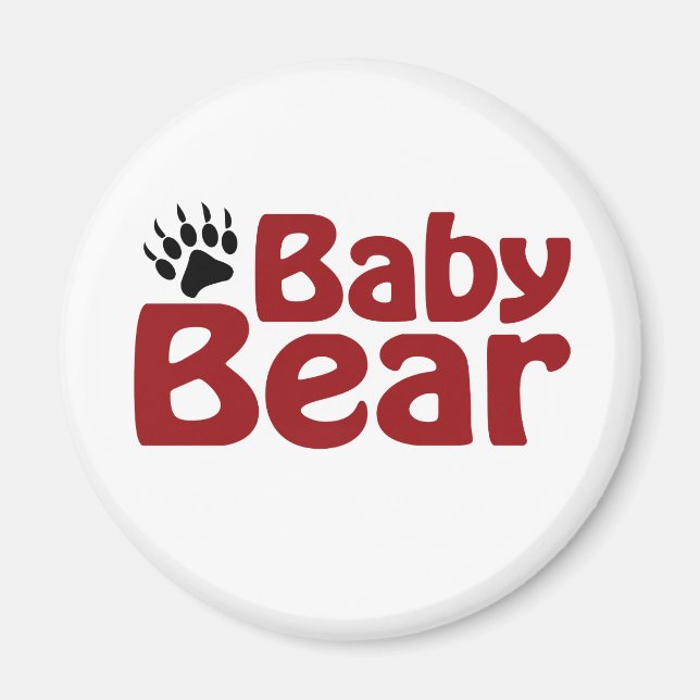 Baby Bear Claw Magnet (Vorne)