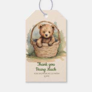 Baby Bear Cub Baby Dusche Vielen Dank Beary Much Geschenkanhänger