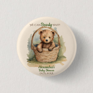 Baby Bear Gender Neutral Baby Dusche Button