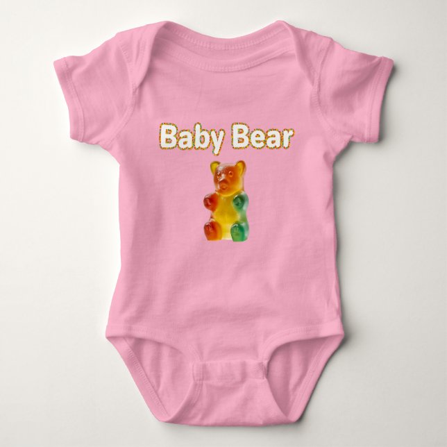 Baby Bear | Gummy Bären-Design Strampler (Vorderseite)