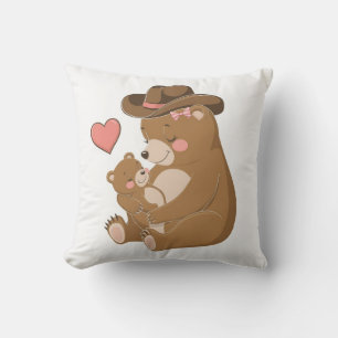 Baby Bear Happy Mother Day Kissen