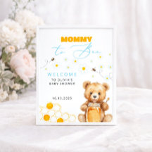 Baby Bear & Honey Girl, Boy Baby Dusche Willkommen