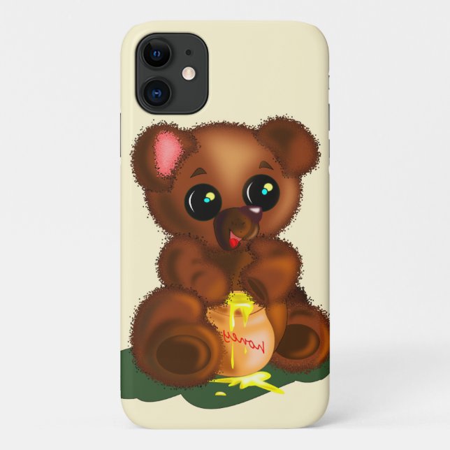 Baby Bear iPhone Case - Anpassbar (Rückseite)
