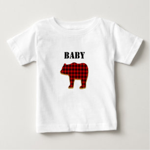 Baby Bear Kind T - Shirt Buffalo Kariert