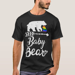 Baby Bear LGBT Rainbow Pride Gay Lesbian  T-Shirt