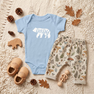 Baby Bear Matching Family Strampler