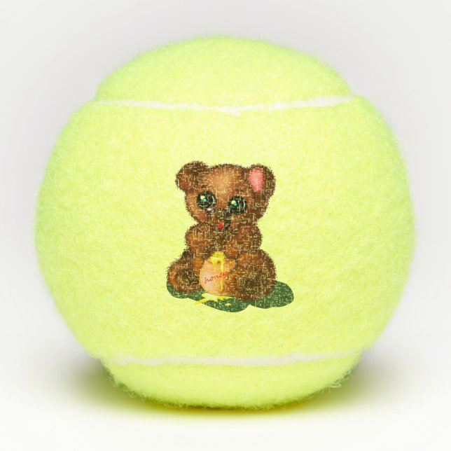 Baby Bear Tennis Balls Tennisbälle (Vorderseite)